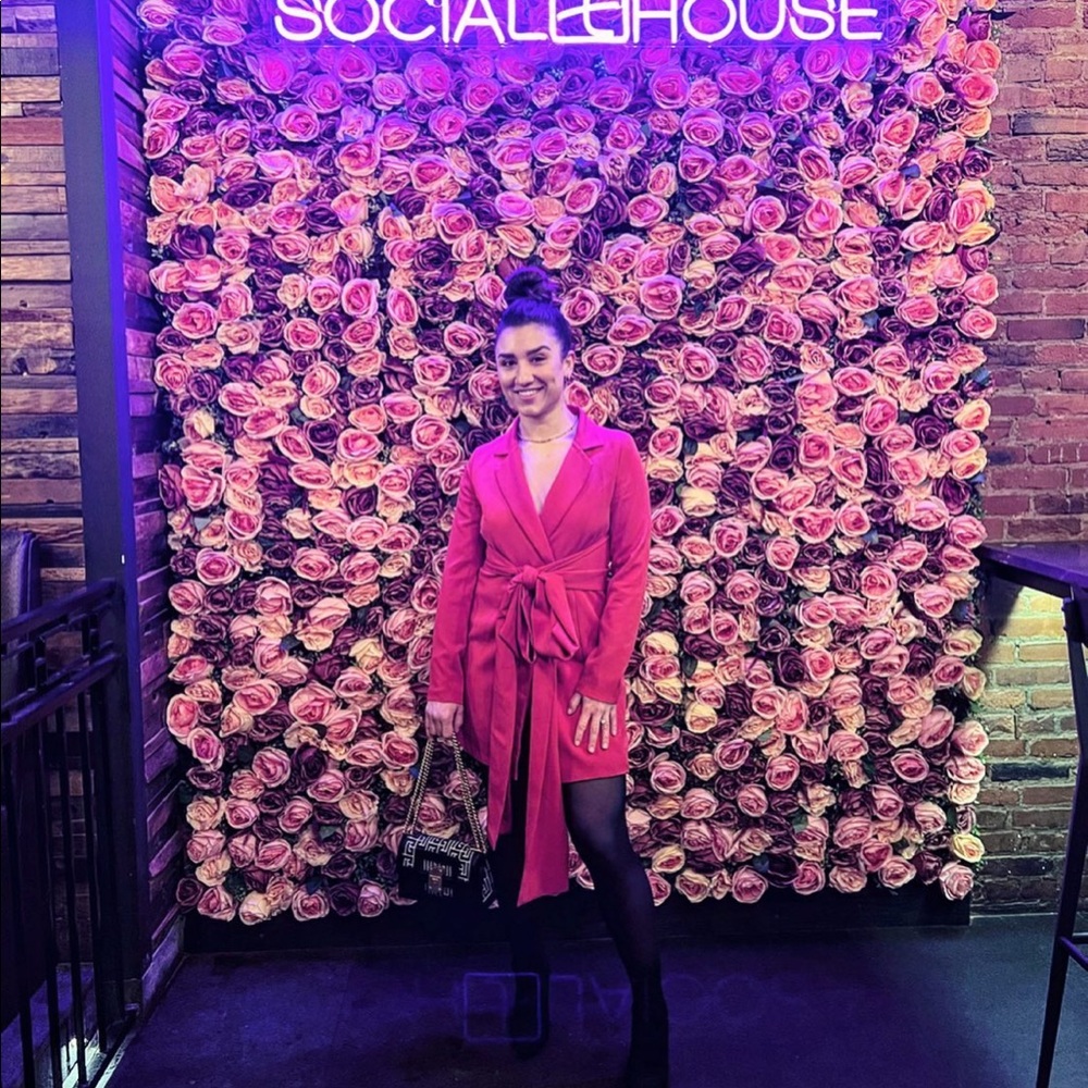 Red Blazer Dress